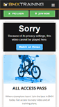 Mobile Screenshot of bmxtraining.com